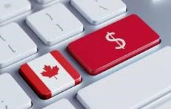 touche clavier drapeau canada dollar